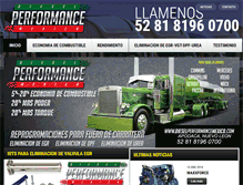 Tablet Screenshot of dieselperformancemexico.com